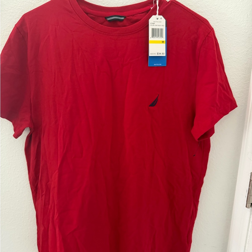 Nautica Men's Classic Red Tee